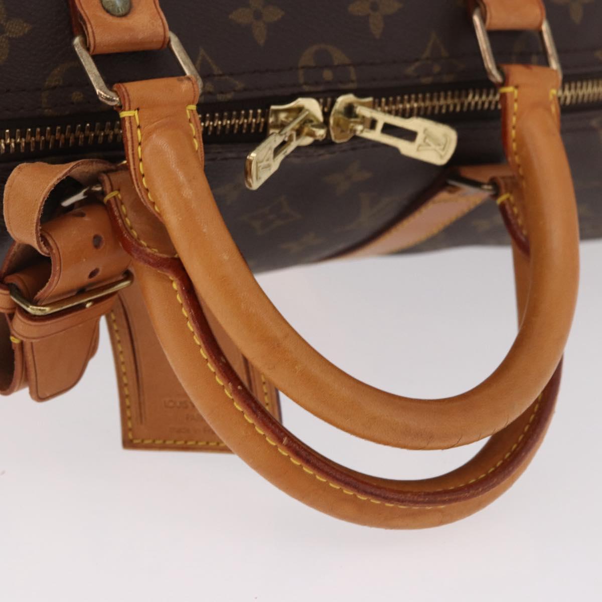 LOUIS VUITTON Monogram Keepall 50 Boston Bag M41426 LV Auth 185173A