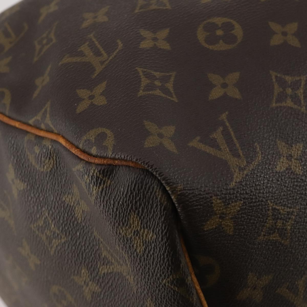 LOUIS VUITTON Monogram Keepall 55 Boston Bag M41424 LV Auth 185174