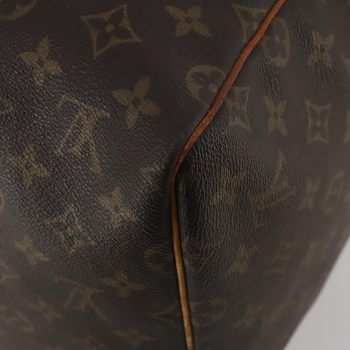 LOUIS VUITTON Monogram Keepall 55 Boston Bag M41424 LV Auth 185174