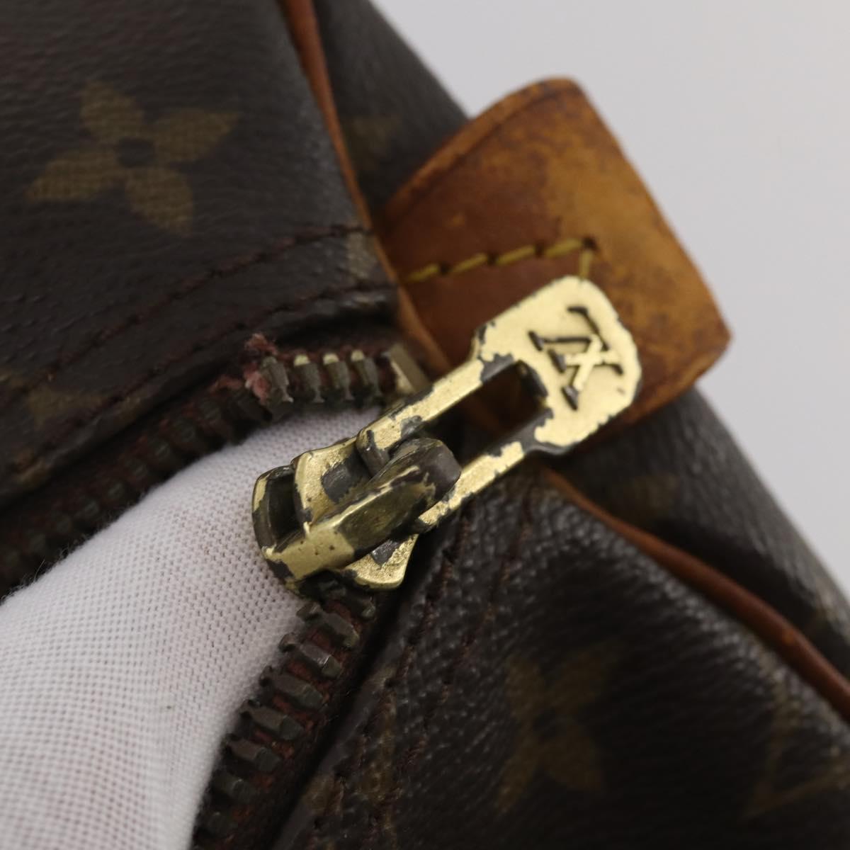 LOUIS VUITTON Monogram Keepall 55 Boston Bag M41424 LV Auth 185174