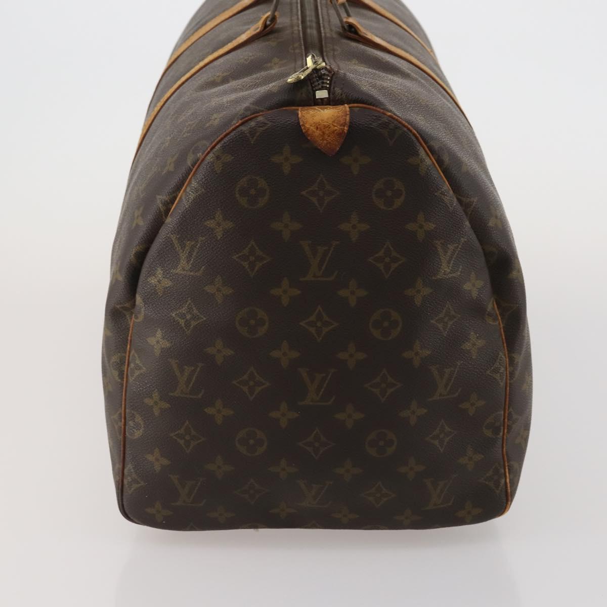 LOUIS VUITTON Monogram Keepall 55 Boston Bag M41424 LV Auth 185174