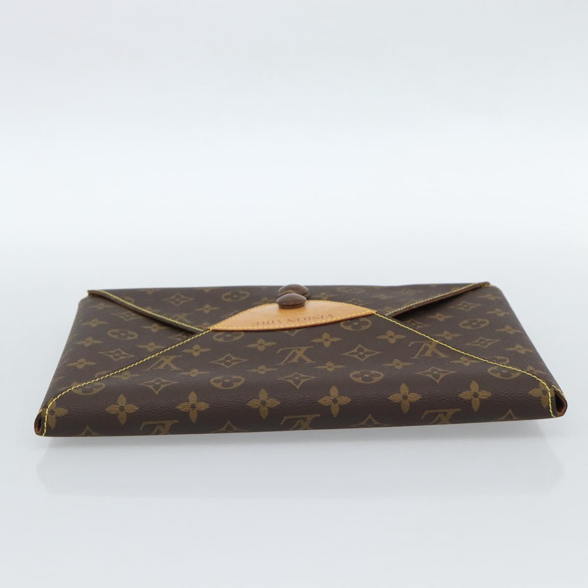 LOUIS VUITTON Monogram Visionaire Briefcase M99045 LV Auth 185187V