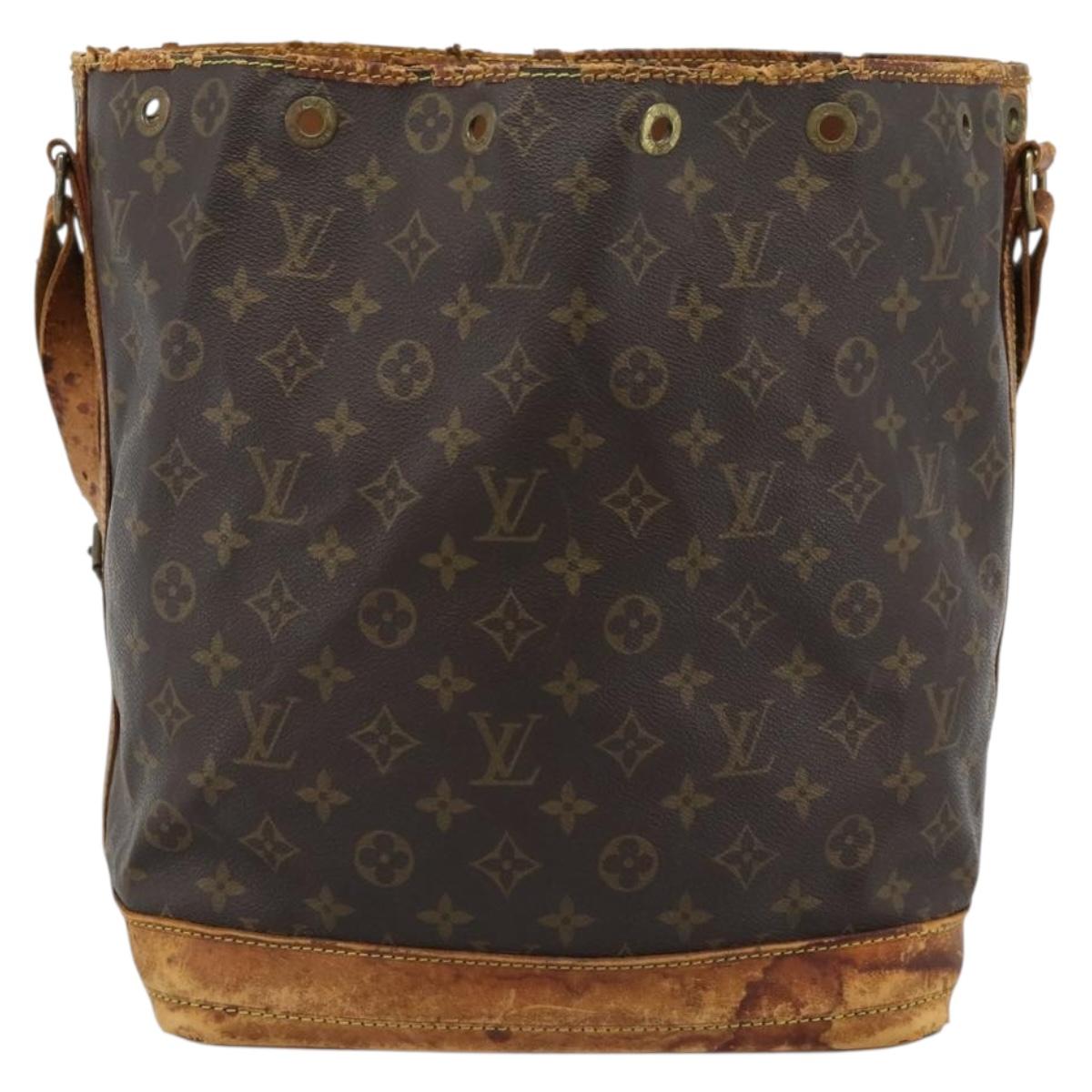 LOUIS VUITTON Monogram Noe Shoulder Bag M42224 LV Auth 185188