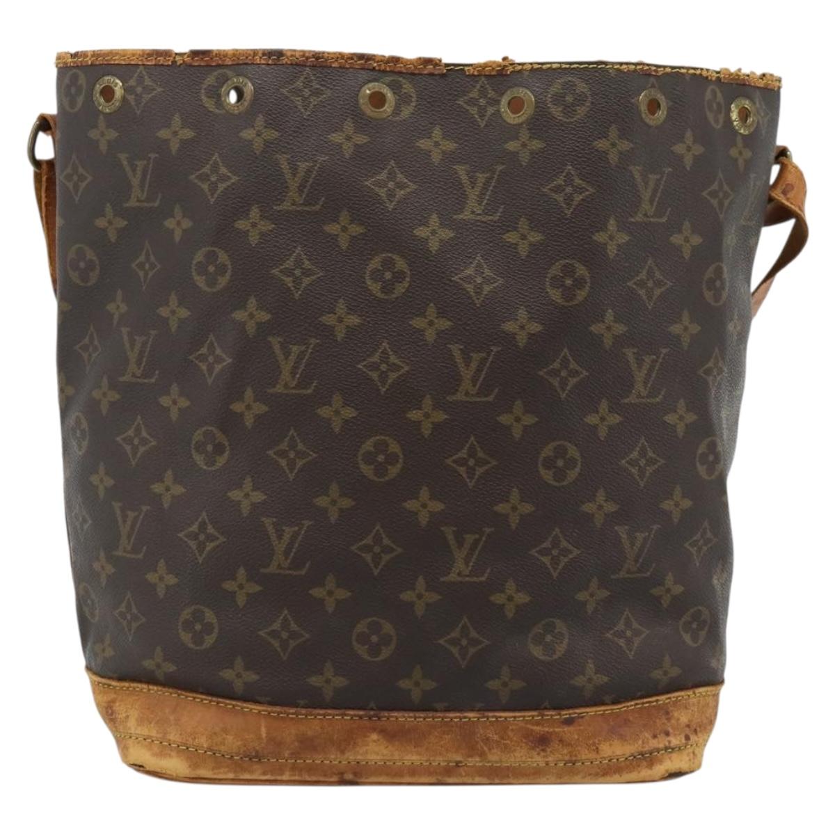 LOUIS VUITTON Monogram Noe Shoulder Bag M42224 LV Auth 185188