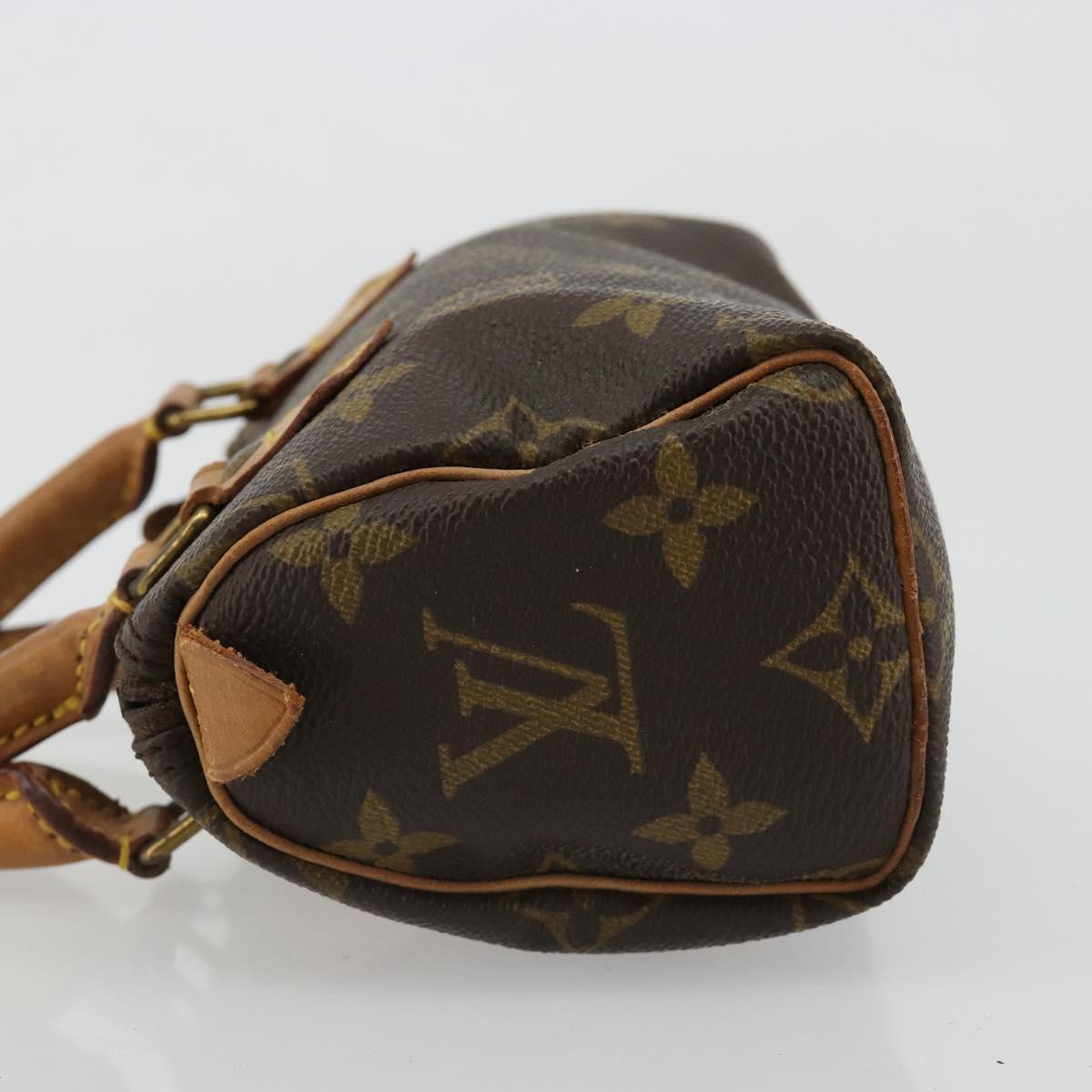 LOUIS VUITTON Monogram Mini Speedy Hand Bag M41534 LV Auth 185195