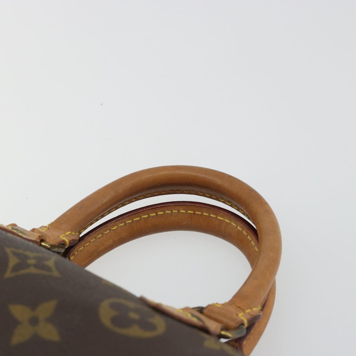 LOUIS VUITTON Monogram Mini Speedy Hand Bag M41534 LV Auth 185195