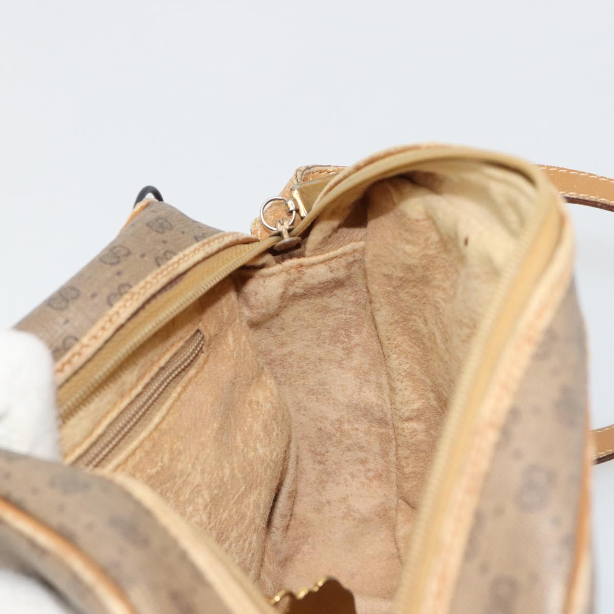 GUCCI Micro GG Supreme Web Sherry Line Bag PVC Beige 007 904 0008 Auth 185200