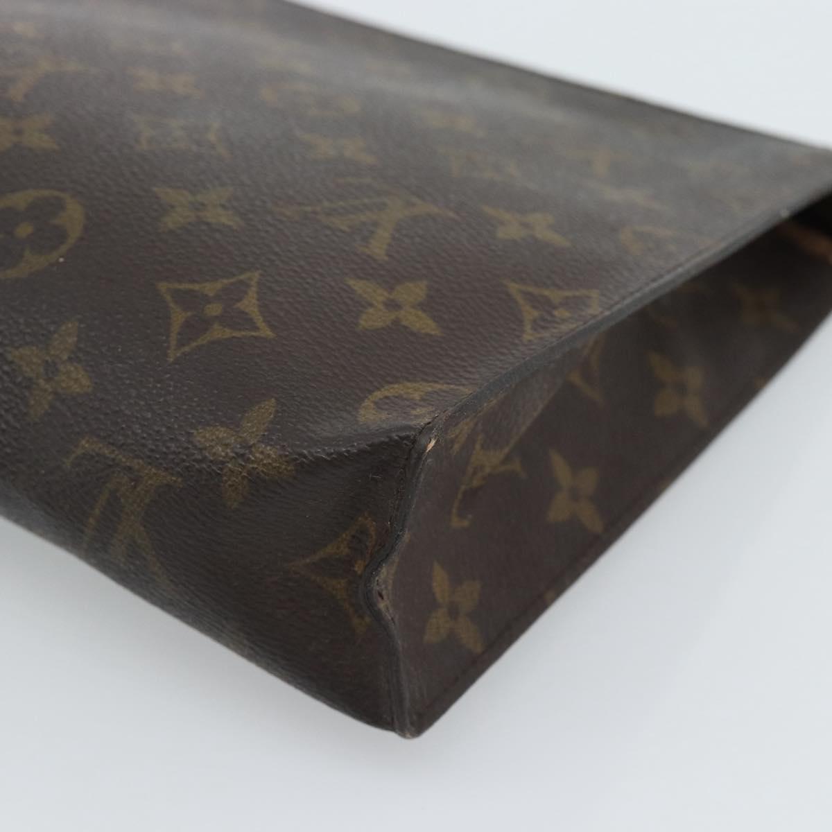 LOUIS VUITTON Monogram Poche Toilette 26 Pouch M47542 LV Auth 185201