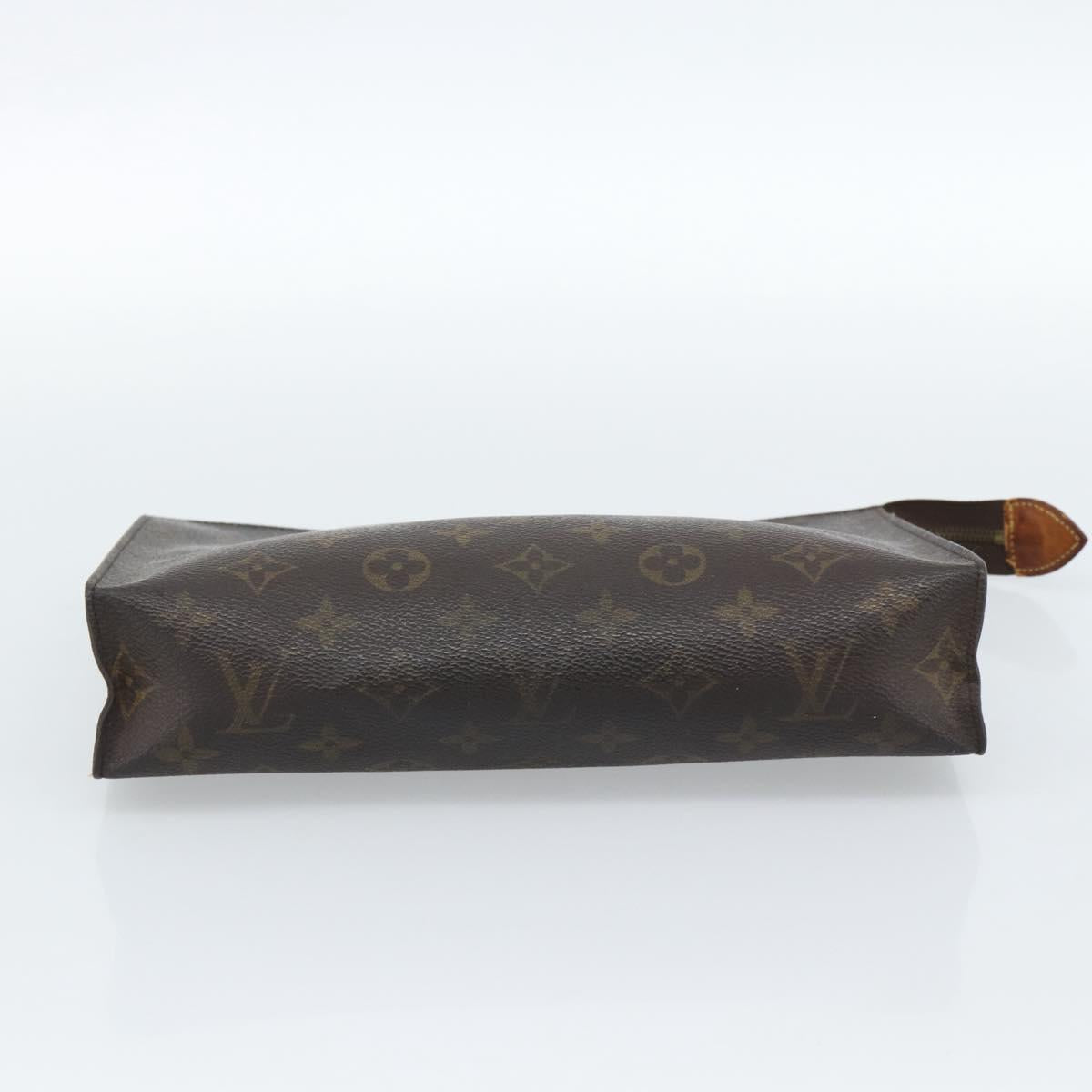 LOUIS VUITTON Monogram Poche Toilette 26 Pouch M47542 LV Auth 185201