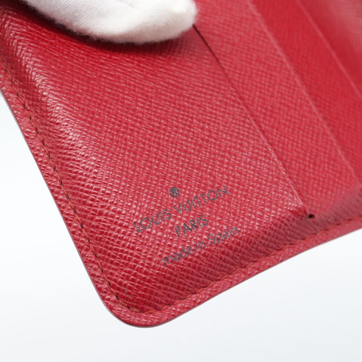 LOUIS VUITTON Monogram Cherry Compact zip Bifold Wallet M95005 LV Auth 185206