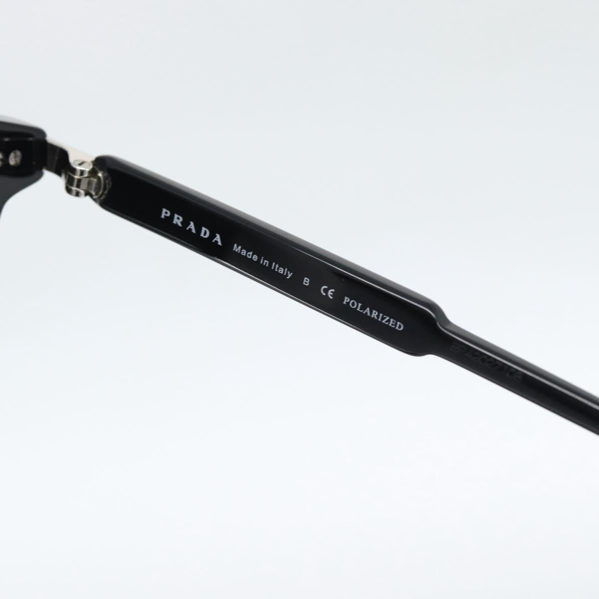 PRADA Sunglasses plastic Black Auth 185210M