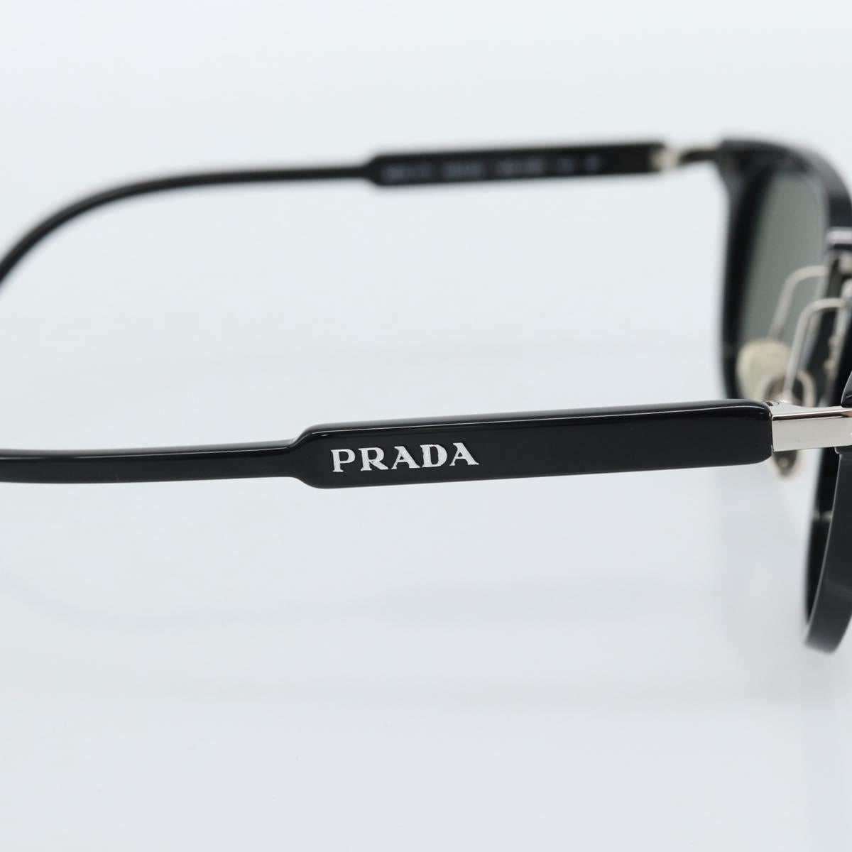 PRADA Sunglasses plastic Black Auth 185210M