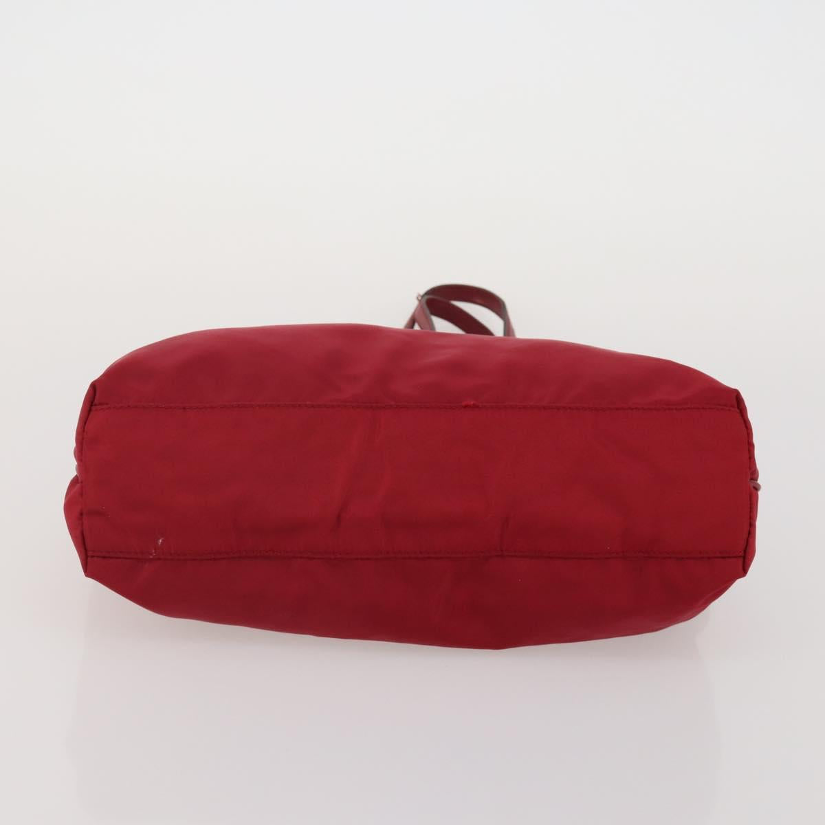 PRADA Hand Bag Nylon 3 Set Red Black Khaki Auth 185271