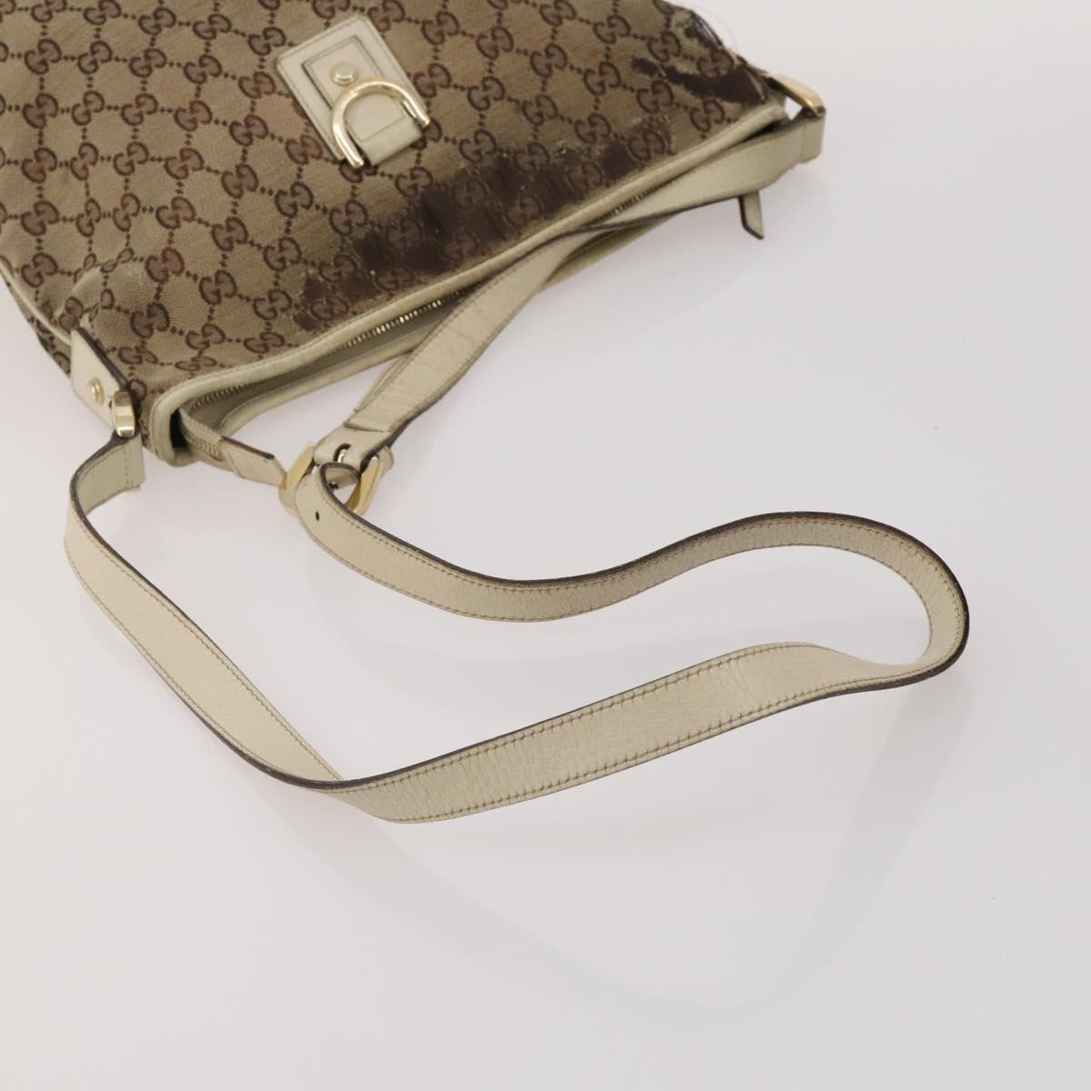 GUCCI GG Canvas GG Crystal Web Sherry Line Bag Coated Canvas 4 Set Auth 185272