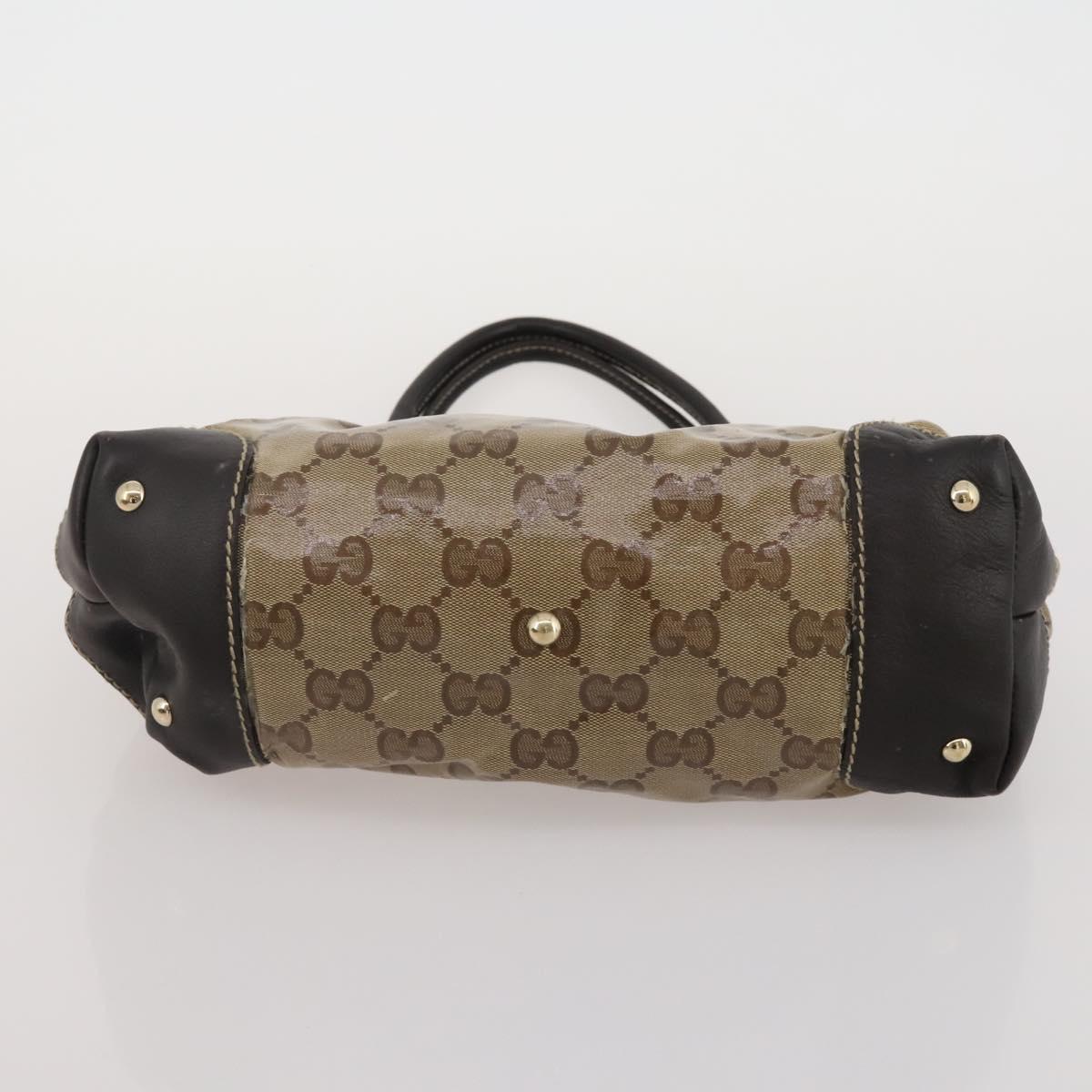 GUCCI GG Canvas GG Crystal Web Sherry Line Bag Coated Canvas 4 Set Auth 185272