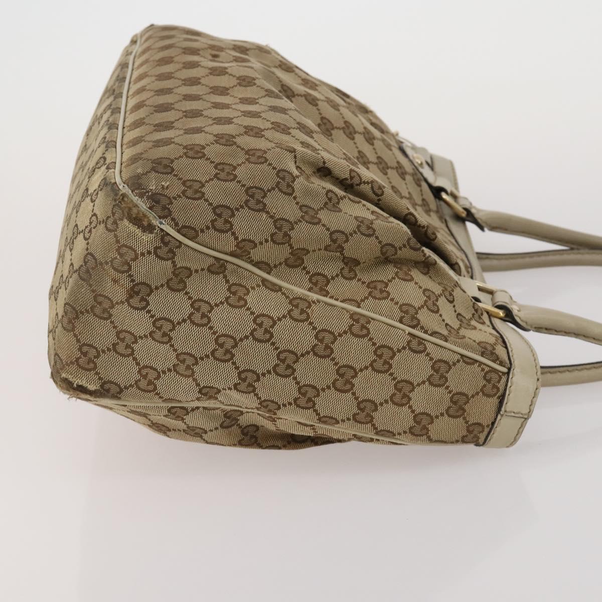 GUCCI GG Canvas GG Crystal Web Sherry Line Bag Coated Canvas 4 Set Auth 185272