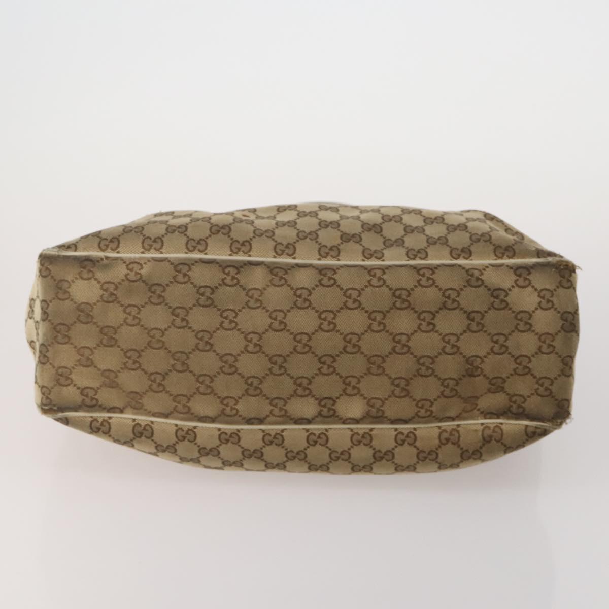 GUCCI GG Canvas GG Crystal Web Sherry Line Bag Coated Canvas 4 Set Auth 185272