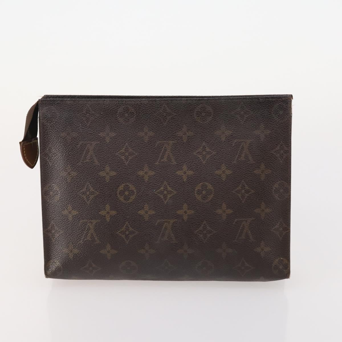 LOUIS VUITTON Monogram Poche Toilette 26 Pouch 3 Set M47542 LV Auth 185277