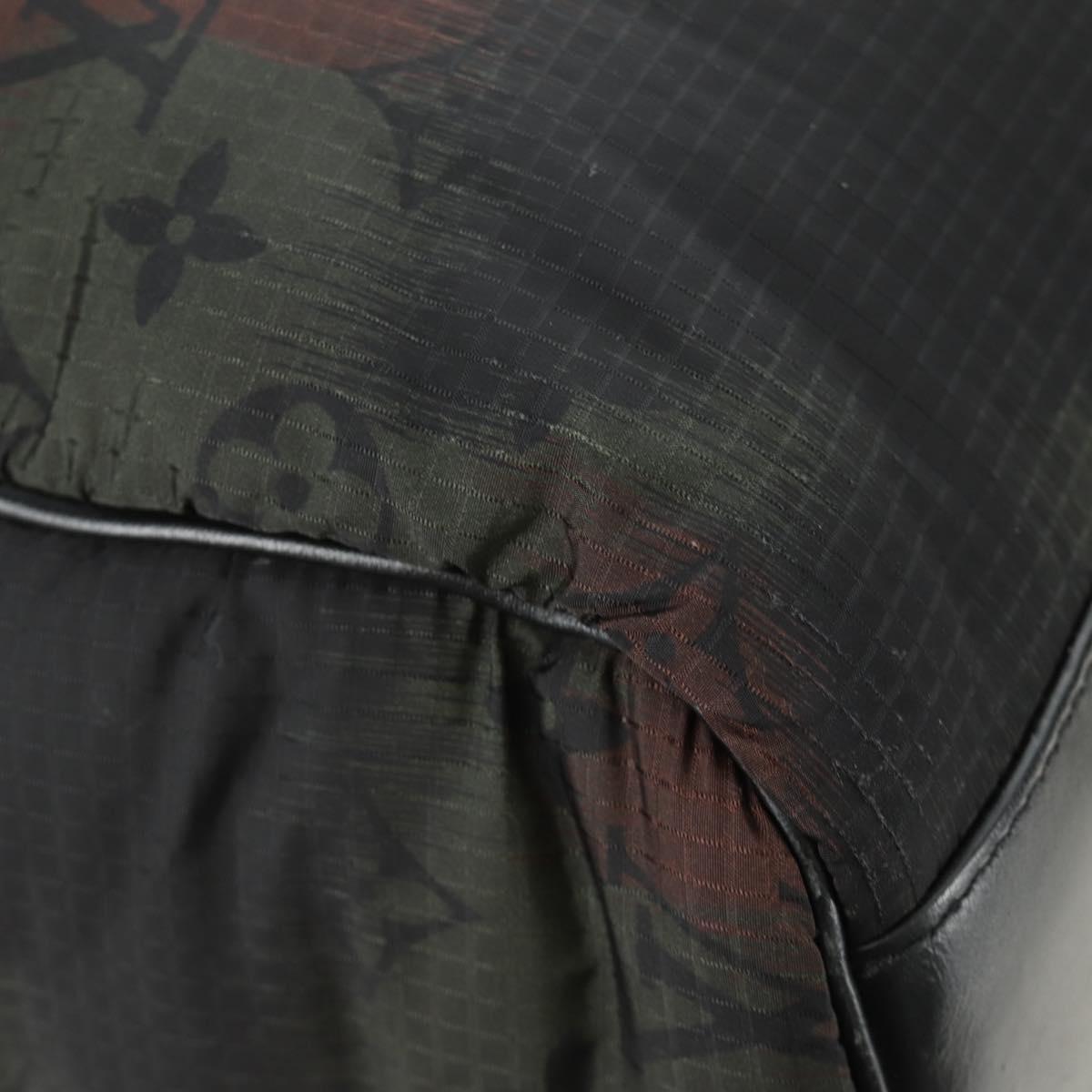 LOUIS VUITTON Monogram Camouflage Keepall Bandouliere 50 M56416 LV Auth 185301SM