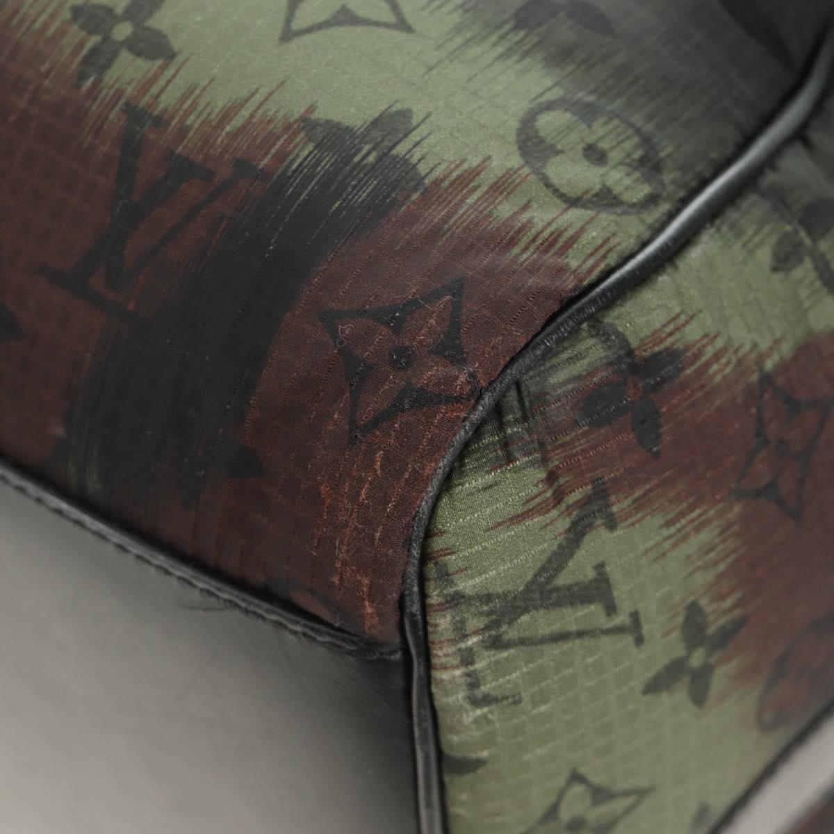 LOUIS VUITTON Monogram Camouflage Keepall Bandouliere 50 M56416 LV Auth 185301SM