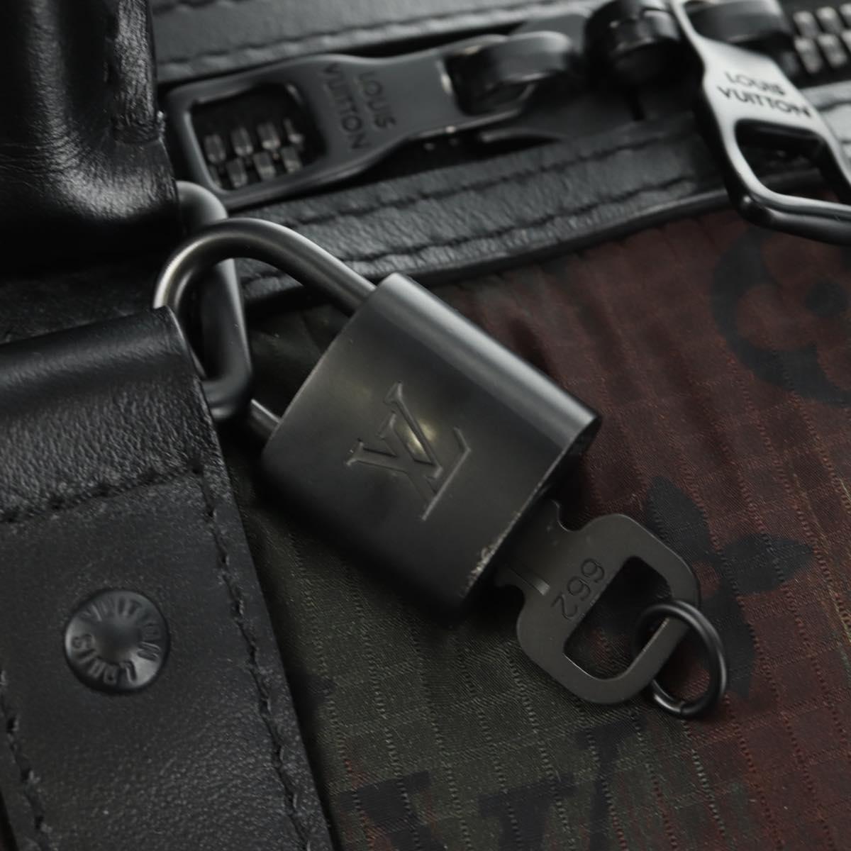 LOUIS VUITTON Monogram Camouflage Keepall Bandouliere 50 M56416 LV Auth 185301SM