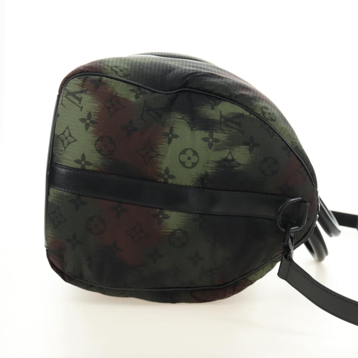 LOUIS VUITTON Monogram Camouflage Keepall Bandouliere 50 M56416 LV Auth 185301SM