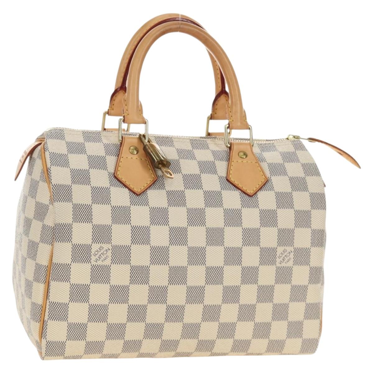 LOUIS VUITTON Damier Azur Speedy 25 Hand Bag N41534 LV Auth 185307SAM
