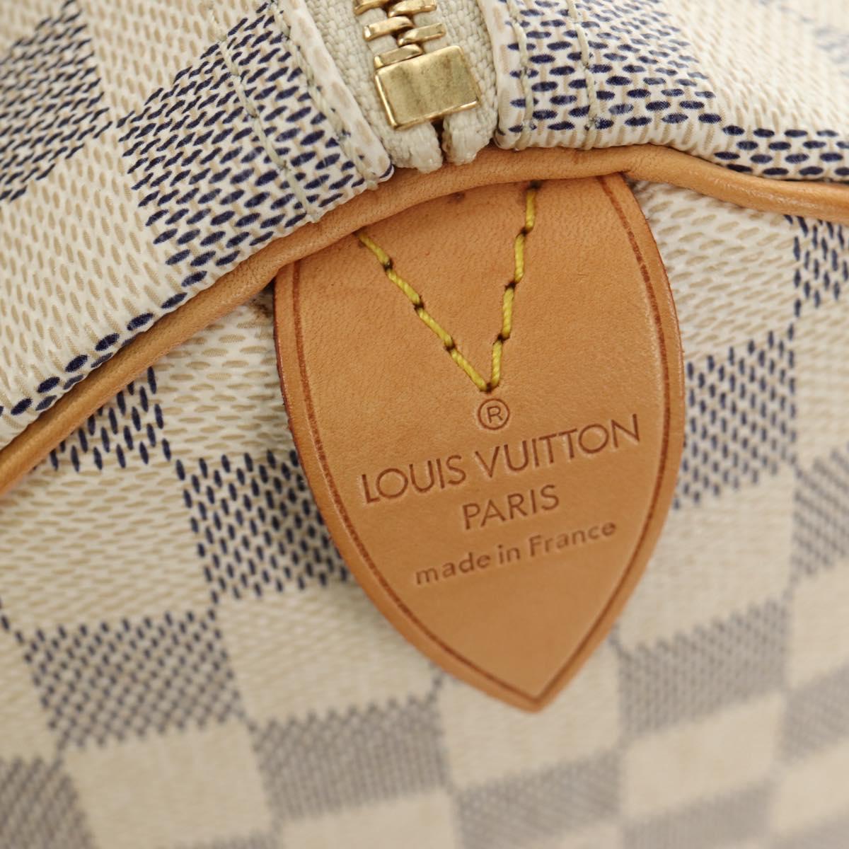 LOUIS VUITTON Damier Azur Speedy 25 Hand Bag N41534 LV Auth 185307SAM