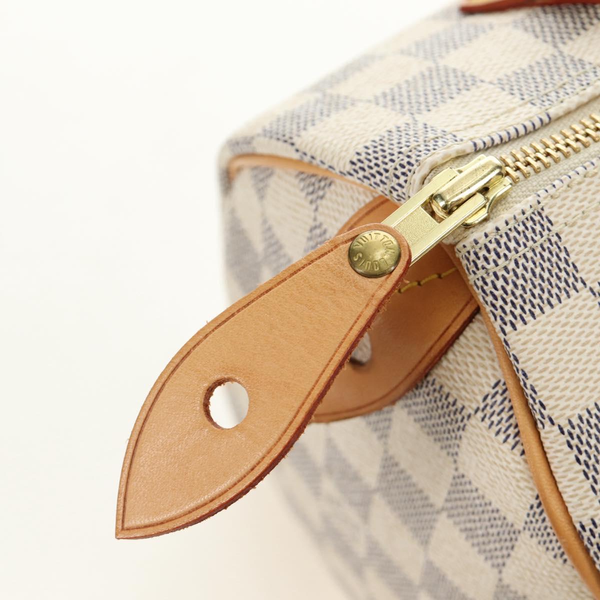 LOUIS VUITTON Damier Azur Speedy 25 Hand Bag N41534 LV Auth 185307SAM
