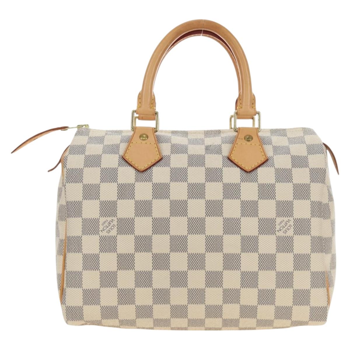 LOUIS VUITTON Damier Azur Speedy 25 Hand Bag N41534 LV Auth 185307SAM