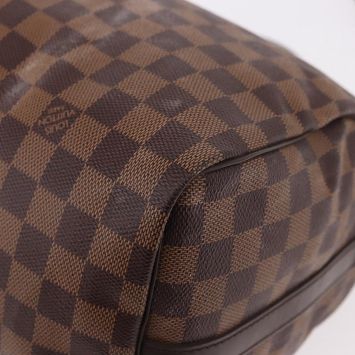 LOUIS VUITTON Damier Ebene Speedy Bandouliere30 Hand Bag N41367 LV Auth 185318SV