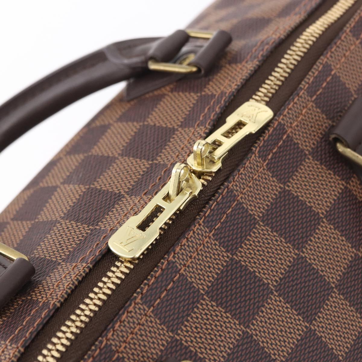 LOUIS VUITTON Damier Ebene Speedy Bandouliere30 Hand Bag N41367 LV Auth 185318SV