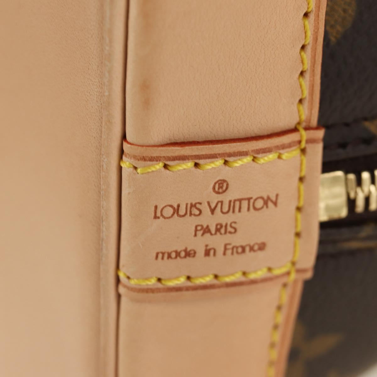 LOUIS VUITTON Monogram Alma Hand Bag M51130 LV Auth 185324SV