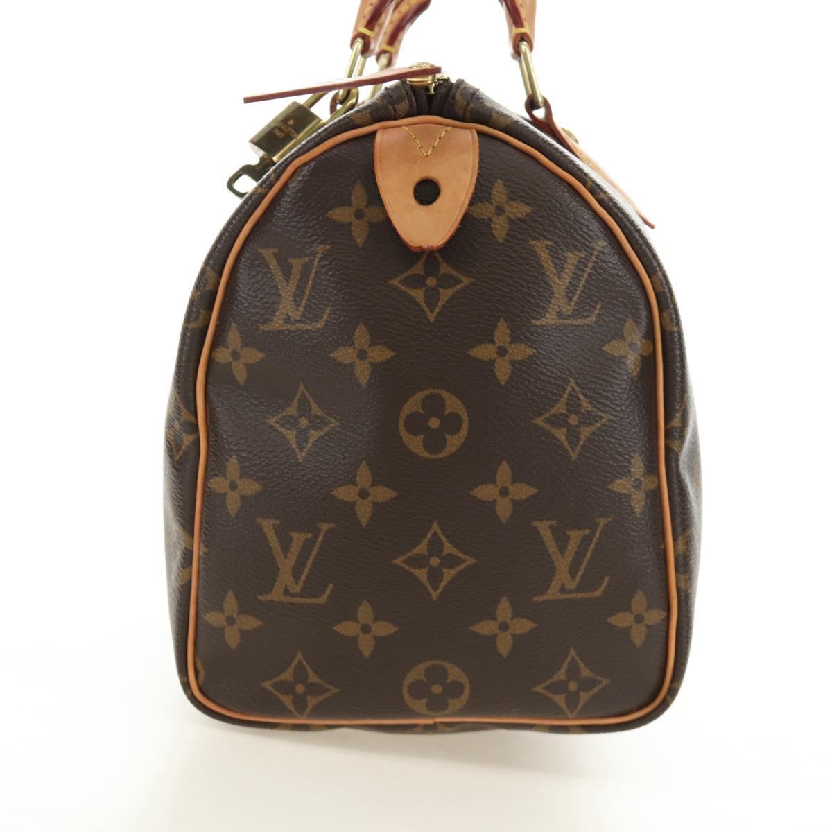 LOUIS VUITTON Monogram Speedy 25 Hand Bag M41528 LV Auth 185327SAM