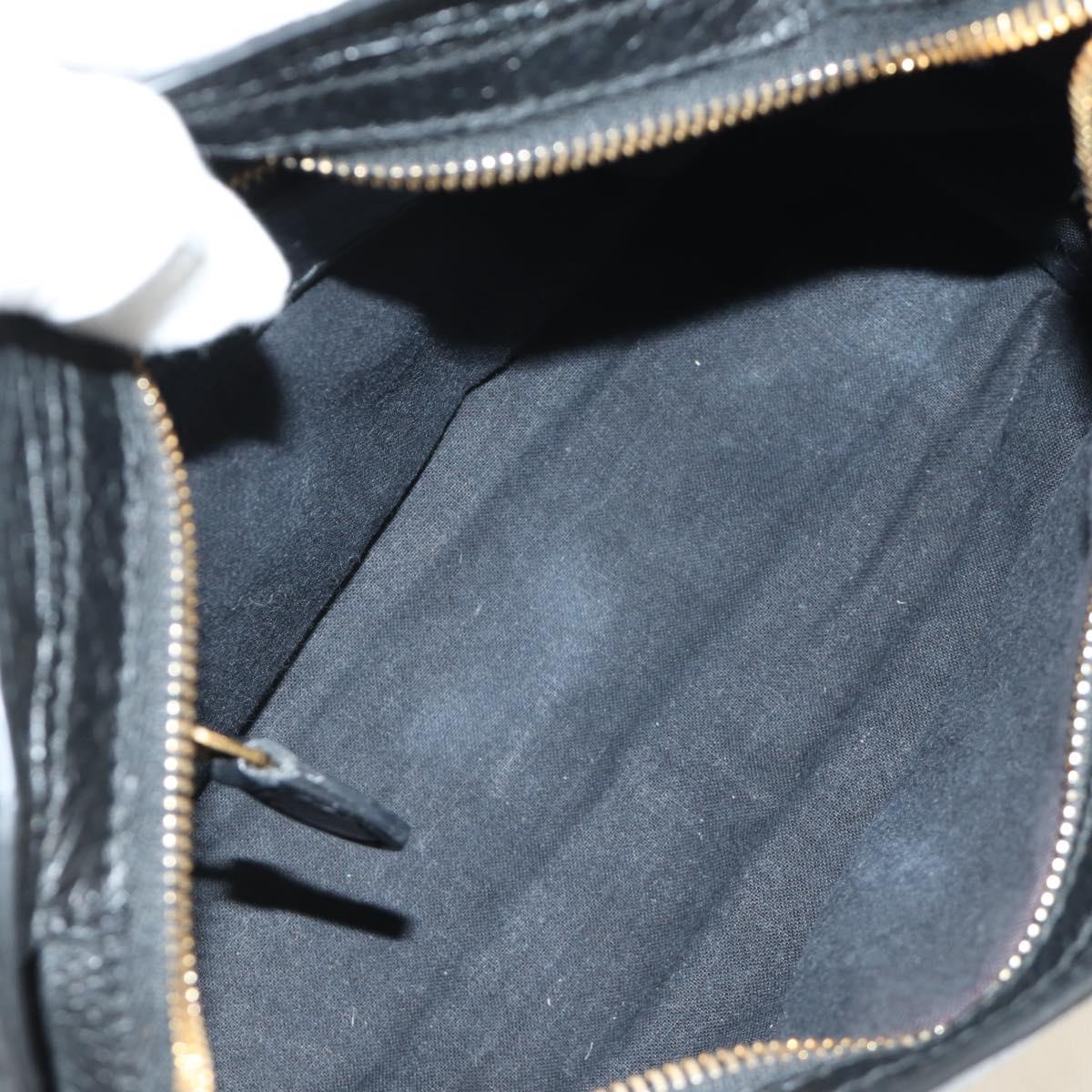 BALENCIAGA Mini City Hand Bag Leather 2way Black Gold 309544 Auth 185336SAM