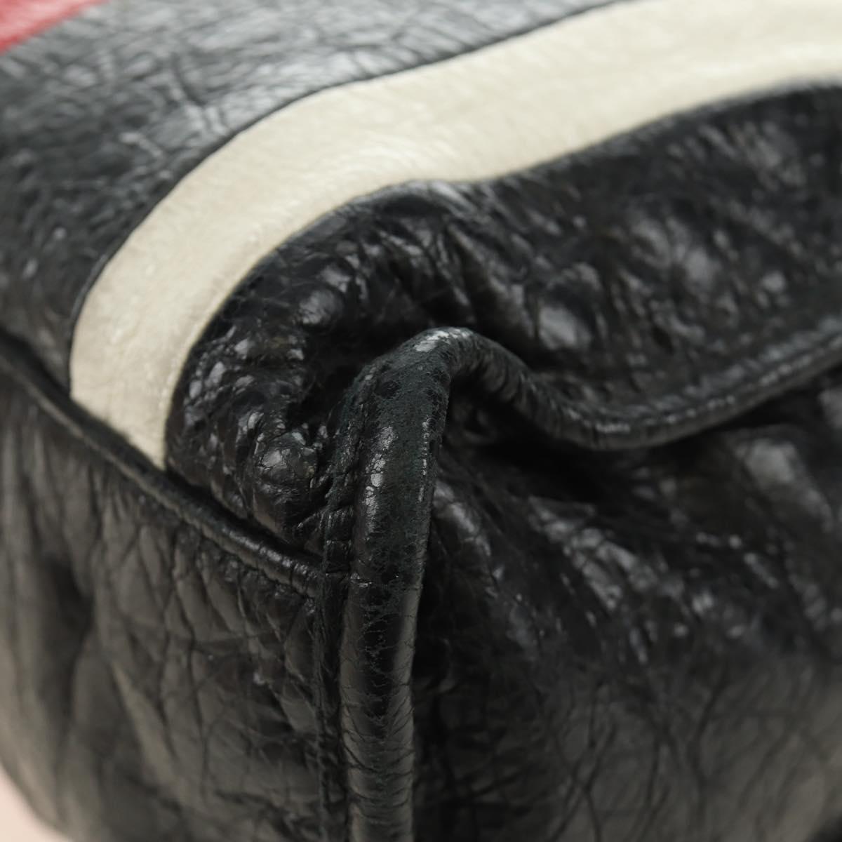 BALENCIAGA Classic City Hand Bag Leather 2way Black 431621 Auth 185339M