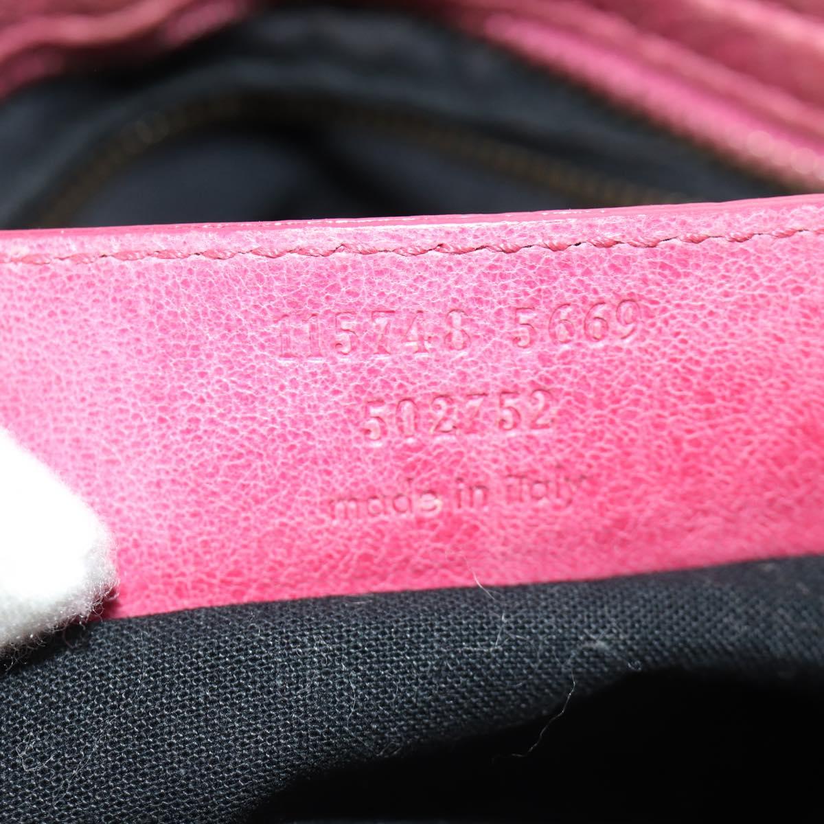 BALENCIAGA The First Hand Bag Leather 2way Pink 115748 Auth 185340M