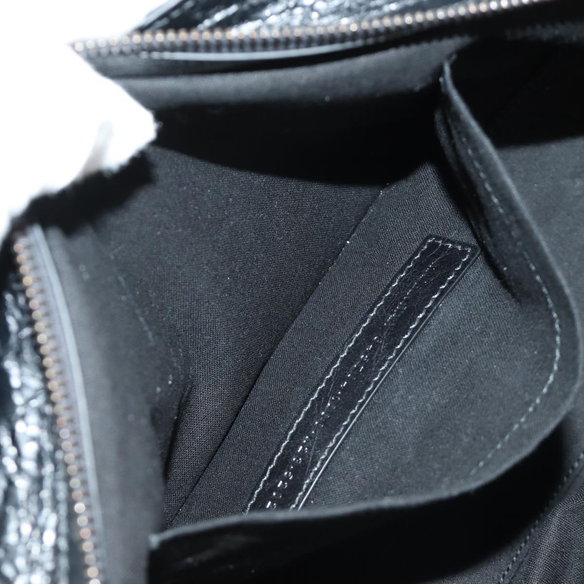 BALENCIAGA Lucity Eastwest Hand Bag Leather 2way Black 845704 Auth 185341SM