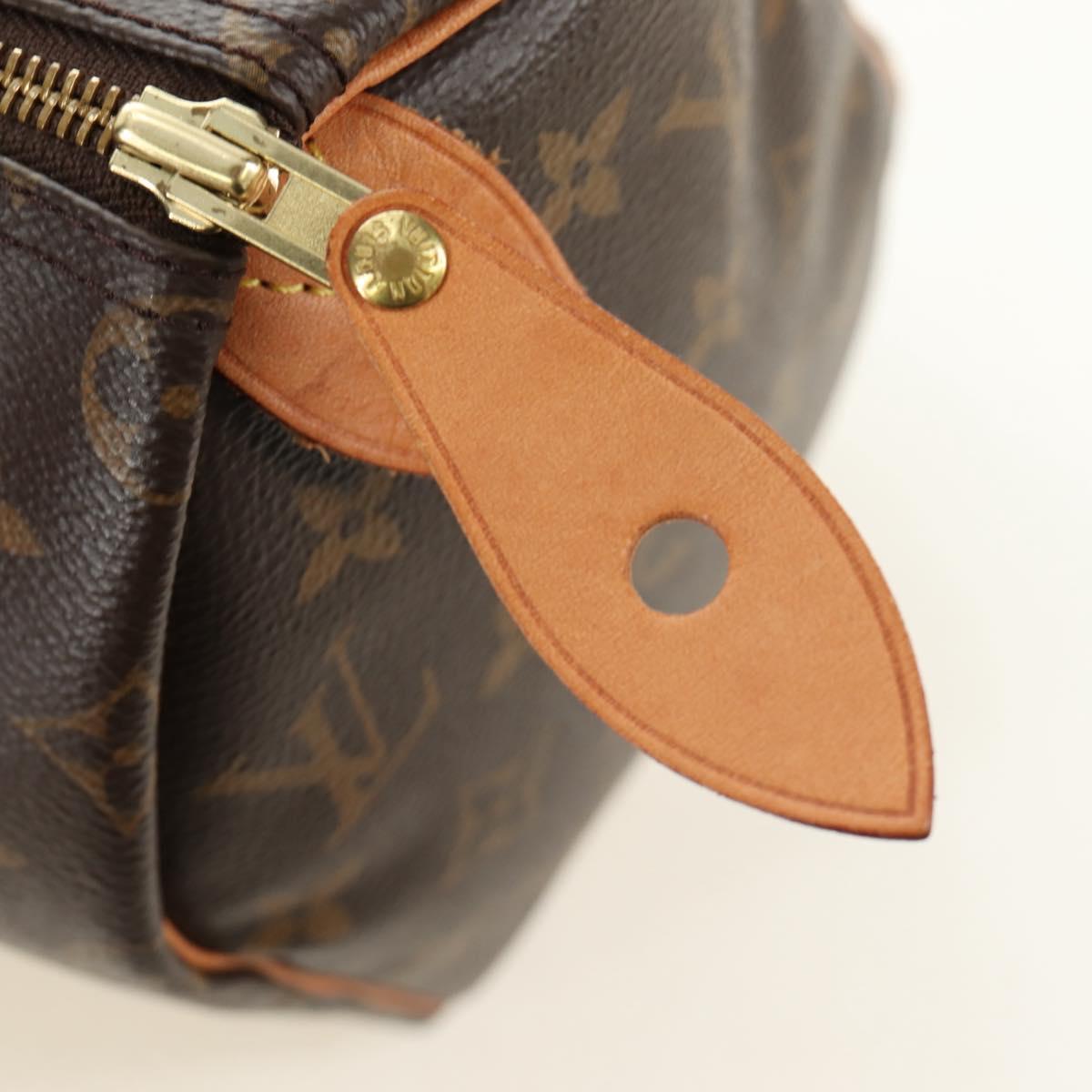 LOUIS VUITTON Monogram Speedy 25 Hand Bag M41528 LV Auth 185348SAM