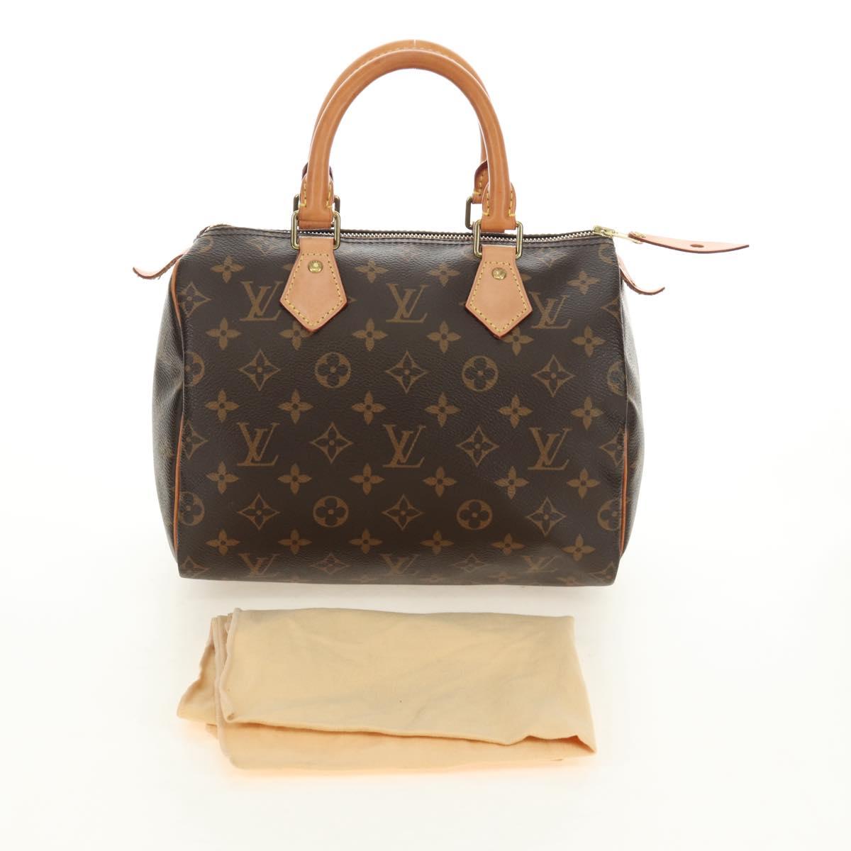 LOUIS VUITTON Monogram Speedy 25 Hand Bag M41528 LV Auth 185348SAM