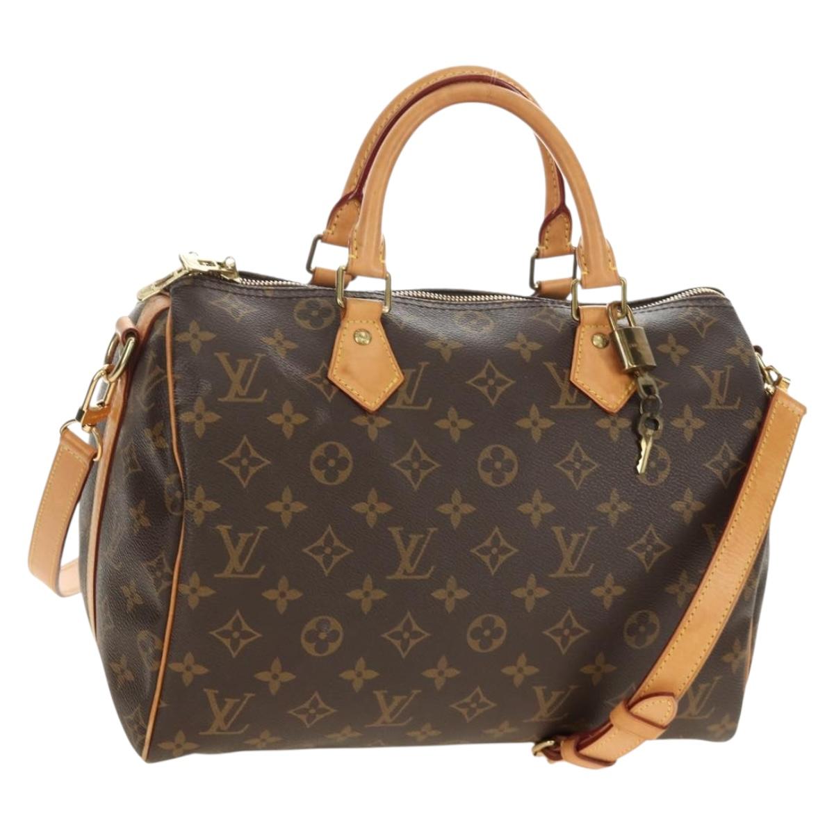 LOUIS VUITTON Monogram Speedy Bandouliere 30 Hand Bag M40391 LV Auth 185349SAV