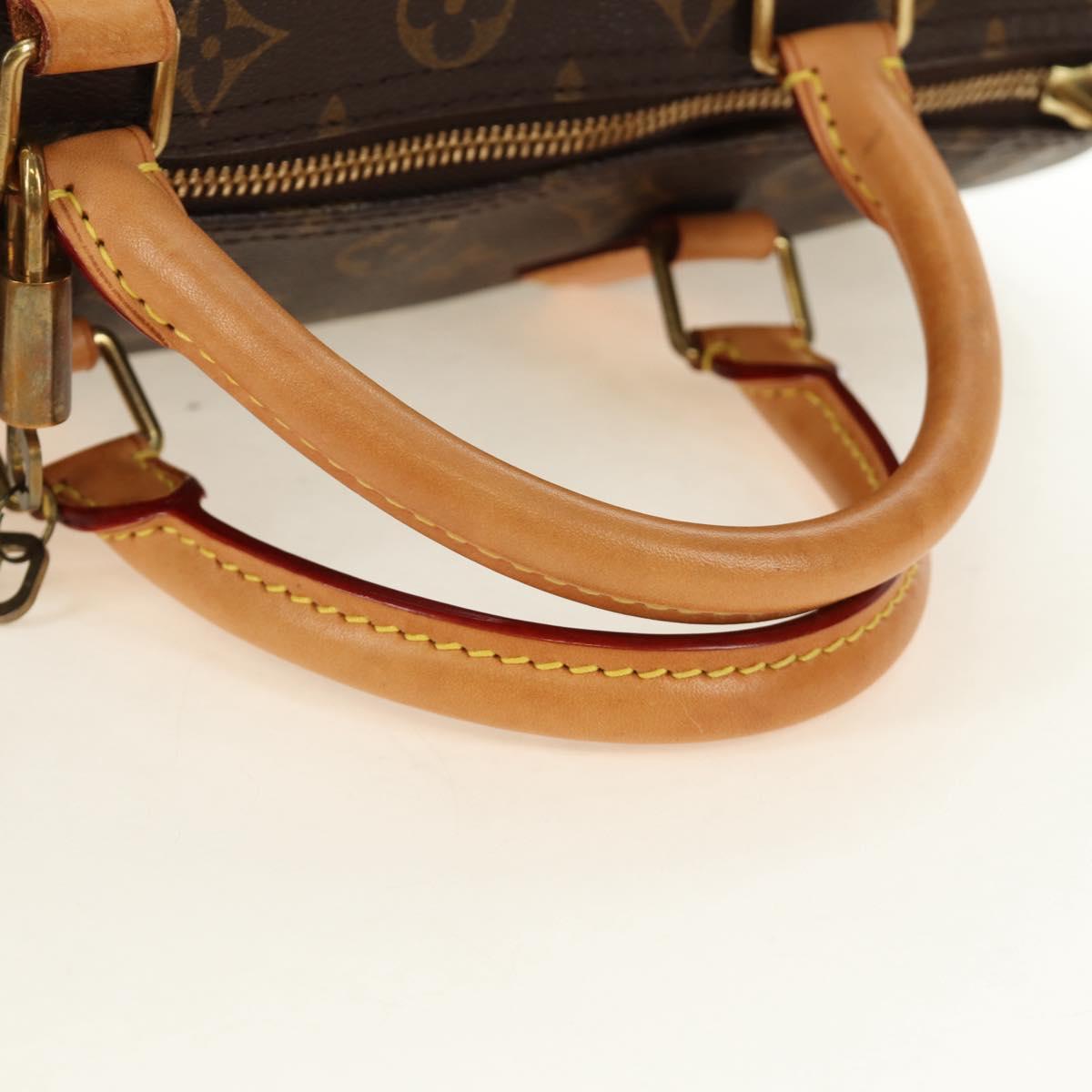 LOUIS VUITTON Monogram Speedy Bandouliere 30 Hand Bag M40391 LV Auth 185349SAV