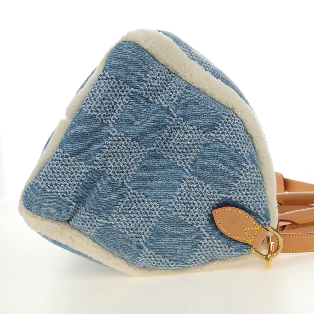 LOUIS VUITTON LV SKI Keepall Bandouliere40 Boston Bag Blue N00111 Auth 185350SM