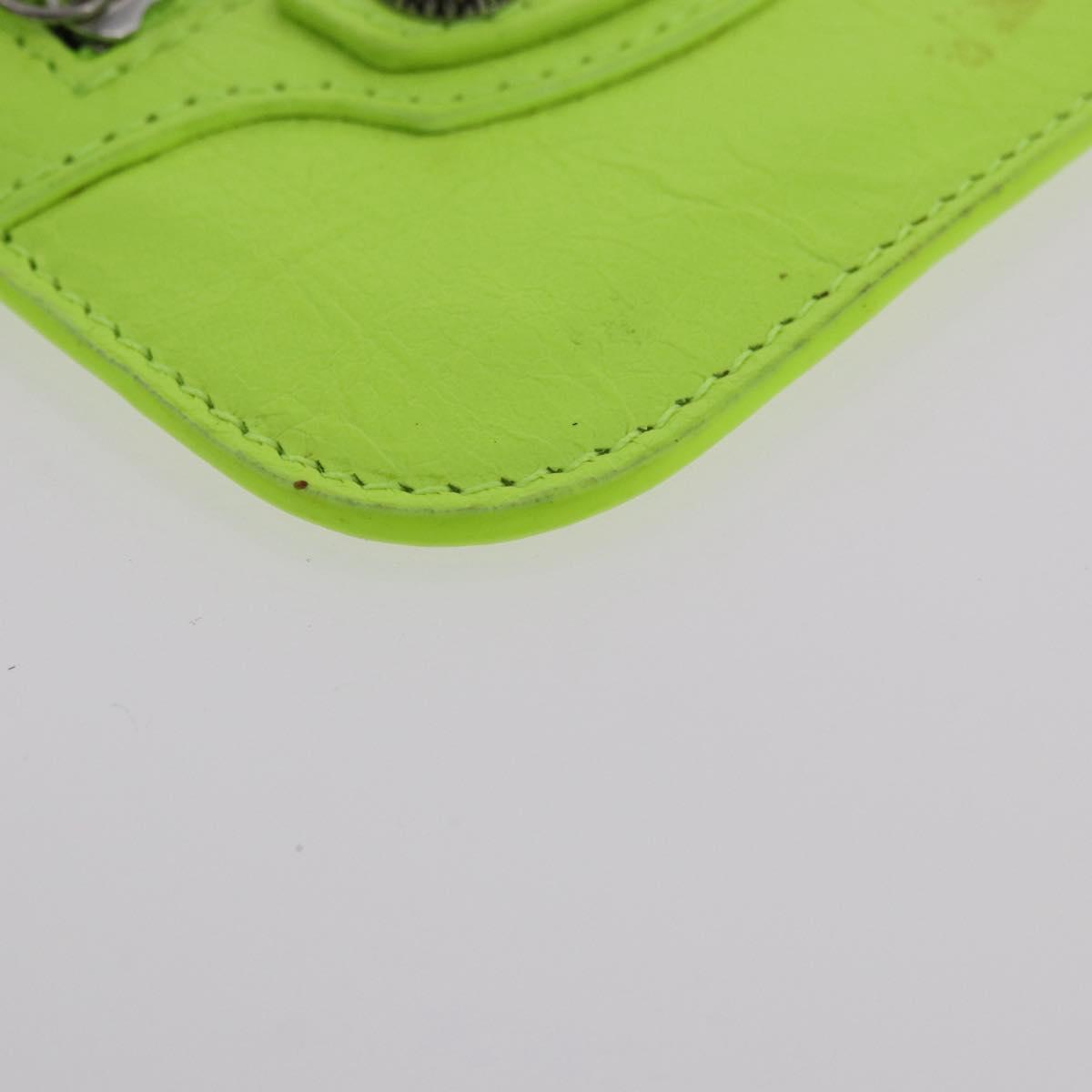 BALENCIAGA Le Cagole Shoulder Bag Leather Green 719065 Auth 185357SAM