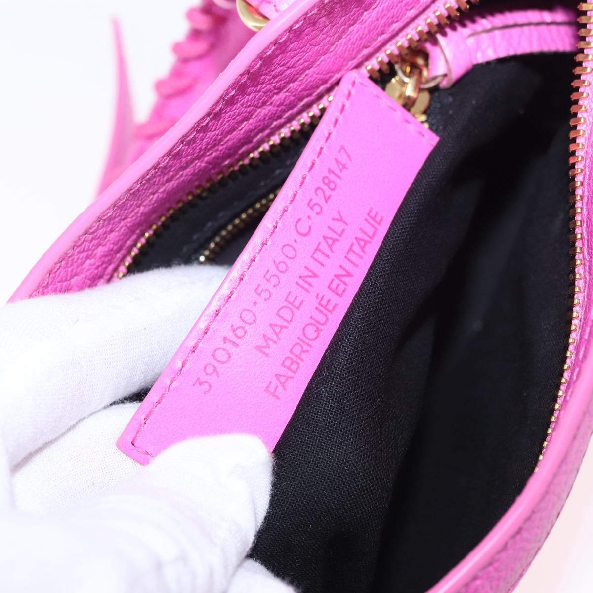 BALENCIAGA Classic Metallic Edge Mini City 2way Pink 390160 Auth 185358SAM