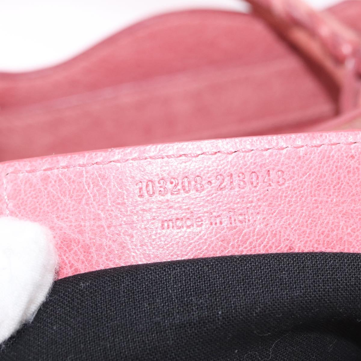 BALENCIAGA The First Hand Bag Leather 2way Pink 103208 Auth 185362V