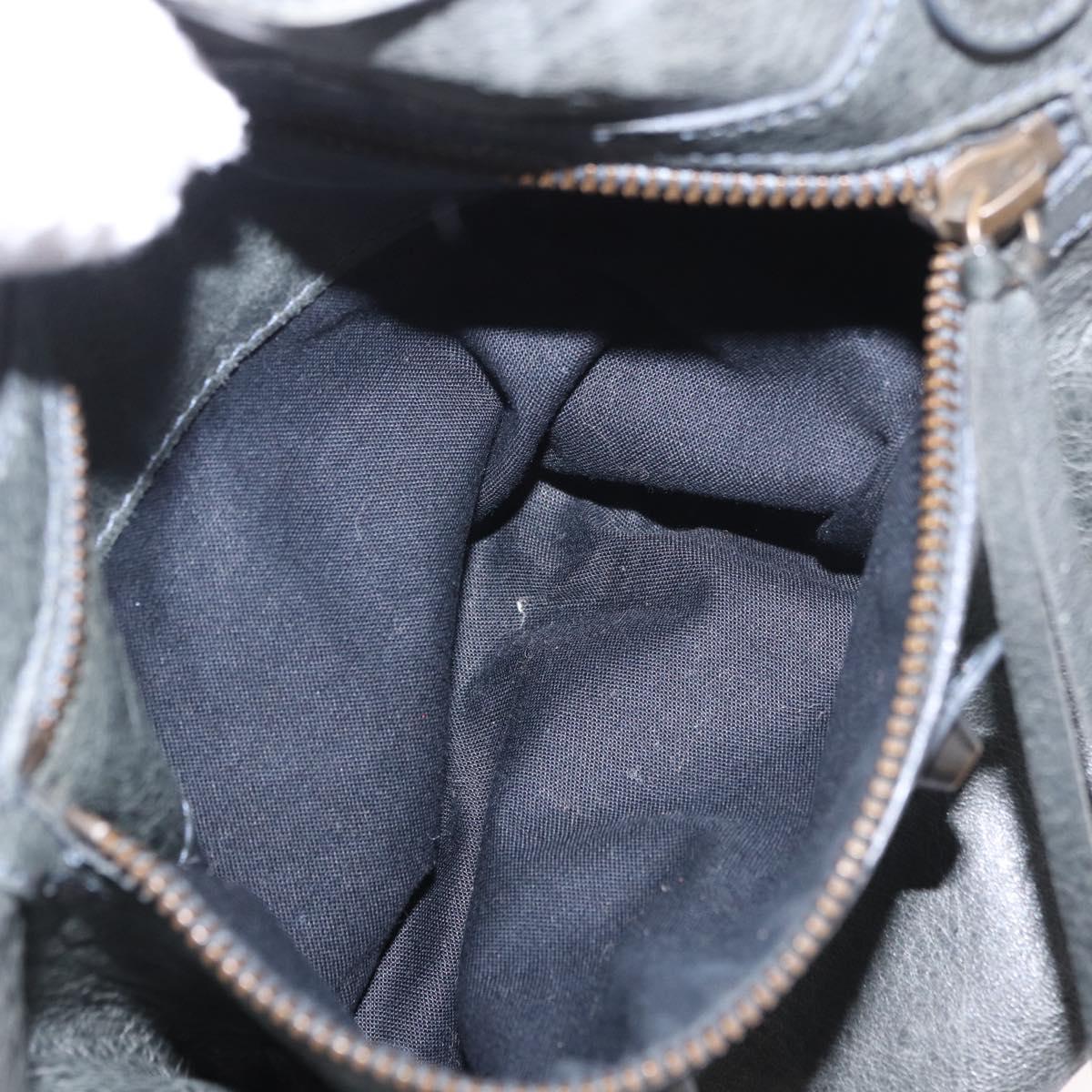 BALENCIAGA Vero Hand Bag Leather 2way Gray 235216 Auth 185366V