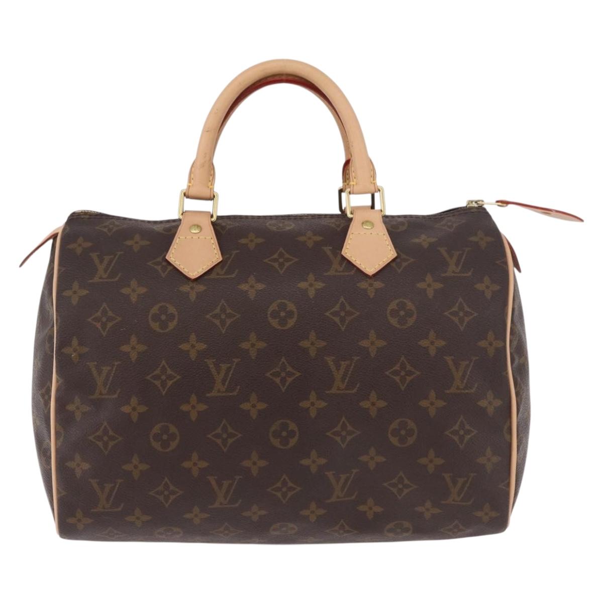 LOUIS VUITTON Monogram Speedy 30 Hand Bag M41526 LV Auth 185383A