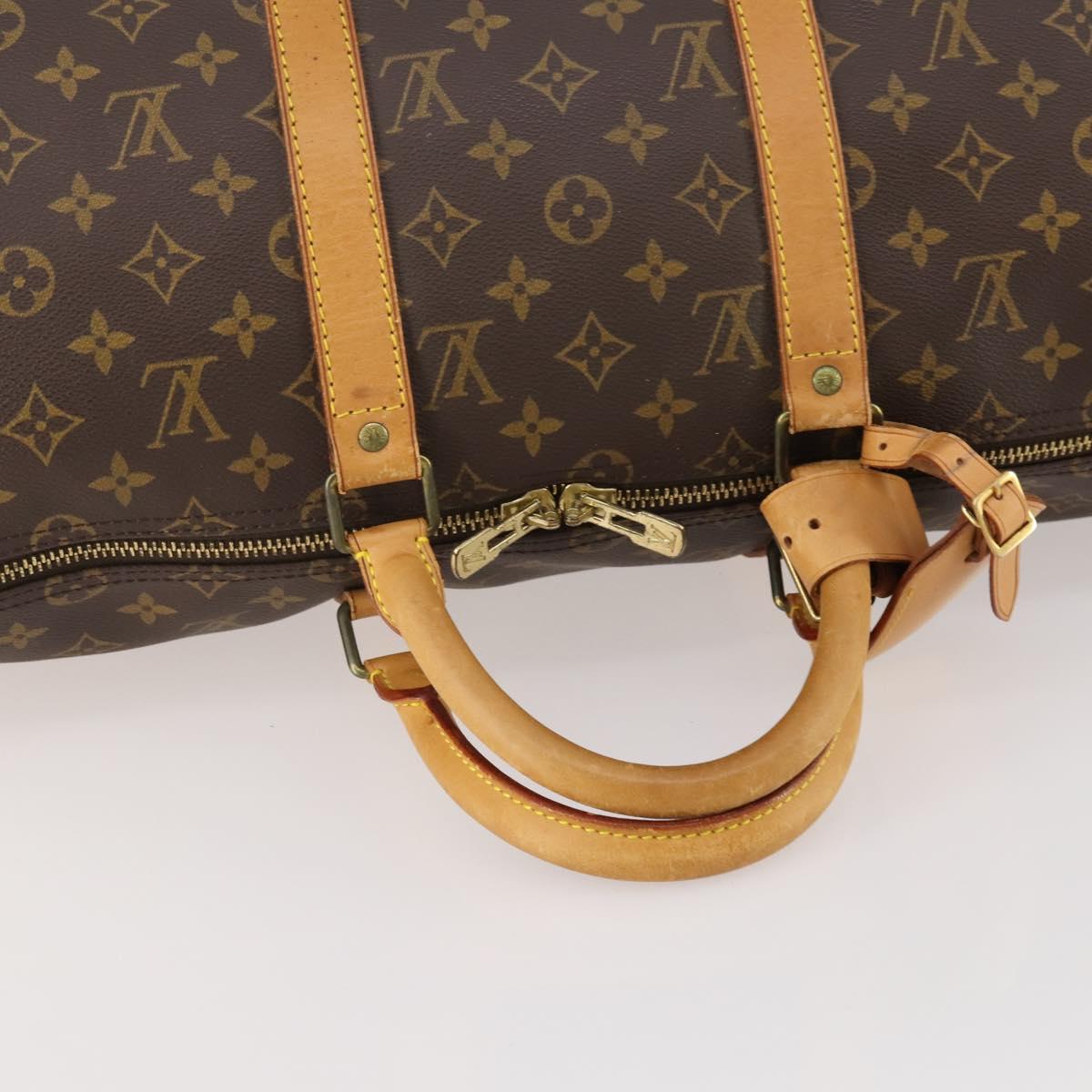LOUIS VUITTON Monogram Keepall 50 Boston Bag M41426 LV Auth 185384A