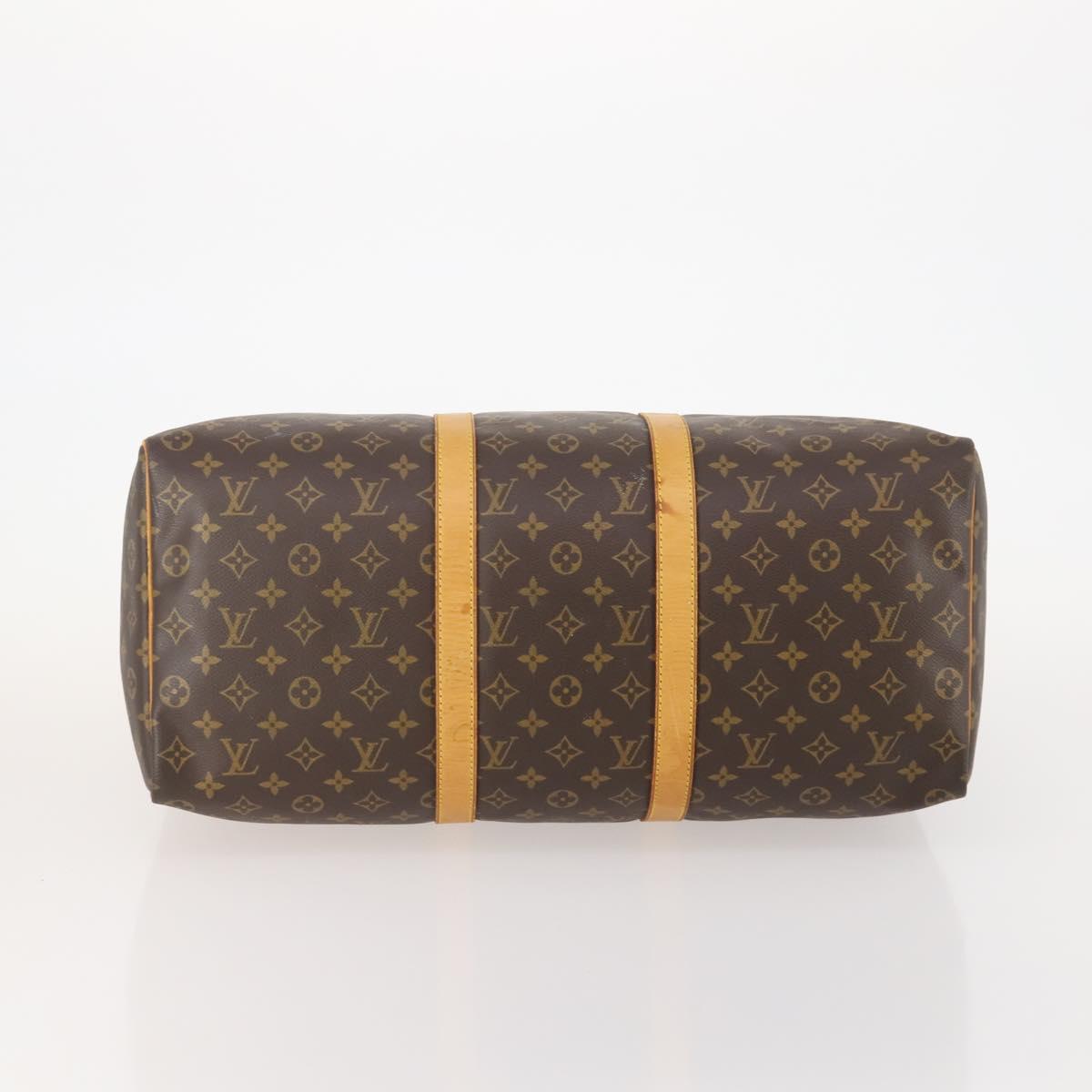 LOUIS VUITTON Monogram Keepall 50 Boston Bag M41426 LV Auth 185384A
